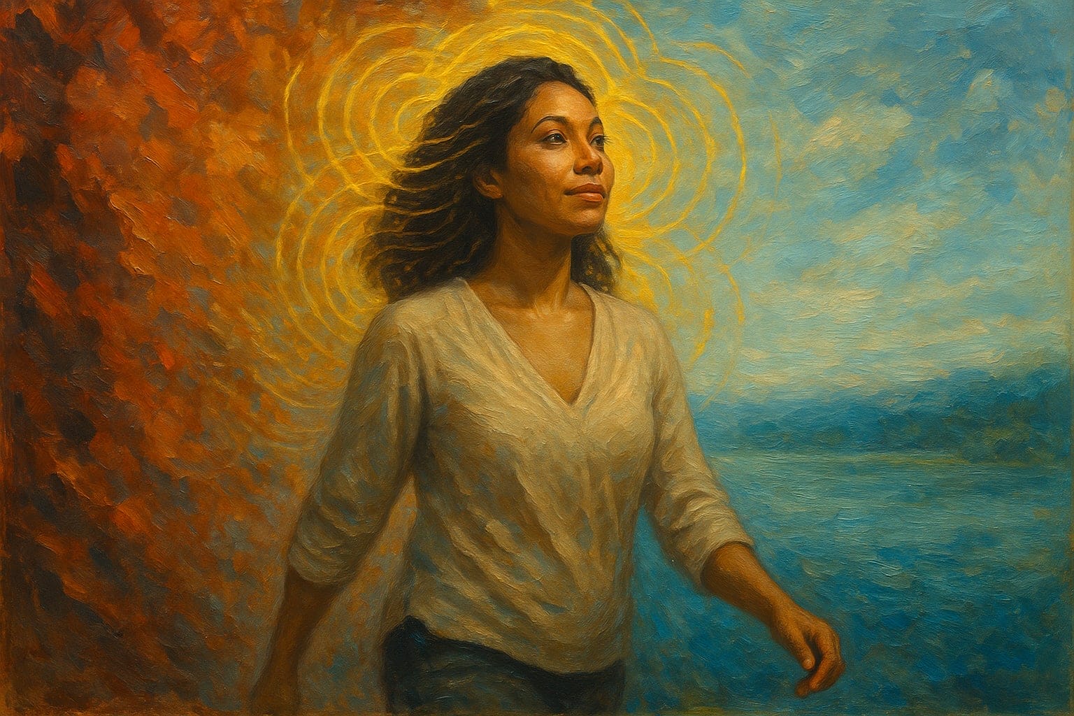 Walking into peace and calm because of tips for stressed leaders.